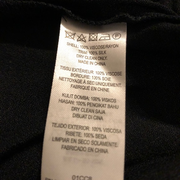 Tegan black long sleeved belted dress - Picture 5 of 5